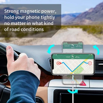15W 360° rorating mobilno stojalo, avto polnilec za iPhone 12 iphone 11 pro Magsafe polnjenje za iphone 12 seris