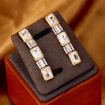 TIRIM Dubaj Luksuzna Poročna Ogrlica Set za Ženske Kubičnih Cirkonij Poročni Nakit Sklopov Za Neveste Pribor Sre Jewelri