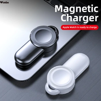 Mini Prenosni Brezžični Magnetni Polnilec Za Apple Ura 5 4 3 2 1 Smart Hitro Usb Adapter Za Polnilnik Za Iphone IWatch Serije
