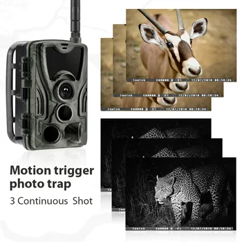 Mobilna Lovske Kamere Wildlife Ir 2G MMS SMTP Foto Past Brezžični Nadzor HC801M 16MP 1080P Night Vision