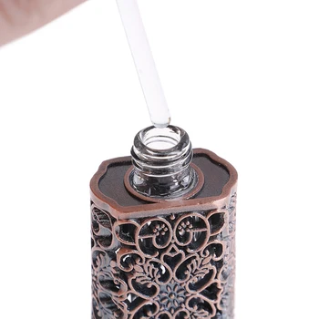 3ml Antiqued Kovinski Stekleničke Parfuma Arabski Slog Eterična Olja Steklenice, Posodo Zlitine Royal Steklenici Poročno Dekoracijo Darilo
