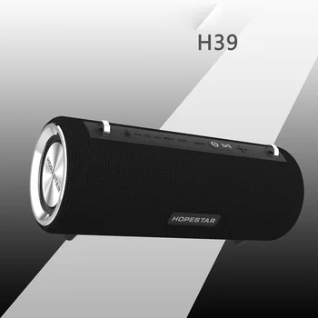 HOPESTAR H39 Brezžični Prenosni Bluetooth Zvočnik Nepremočljiva Prostem Bas Učinek Zvočnikov Z Močjo Banke Usb, Aux Mobilne Izračun