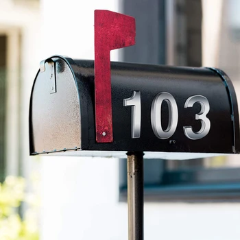 10 Kos Samolepilni Vrata Hišnih Številk Predal Številke Naslov Številk za Prebivanje in Predal Znaki od 0 do 9