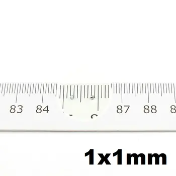 1mm Mikro Magnet, ki je Krog s Premerom 1mm 0.5～5 mm Višina 0.039