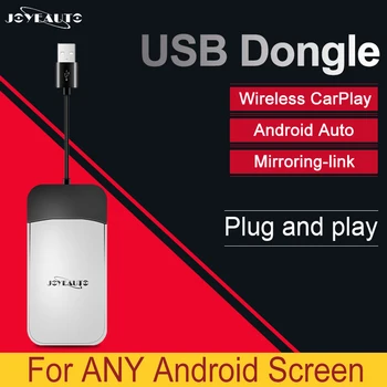 JoyeAuto Android Avto Zaslon Brezžični Sistem Apple Carplay Android Anto Ogledalo Povezavo USB Carplay Palico Ključ TV Radio Dodatki