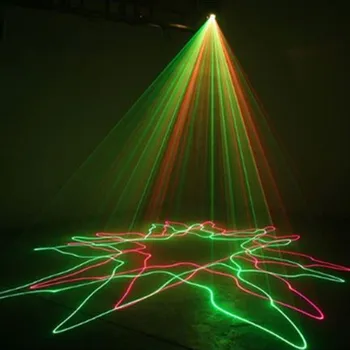 Sam glavo rdečo in zeleno lasersko svetlobo KTV razsvetljavo zasebna soba, bar, plesna dvorana Laser laser line lasersko svetlobo