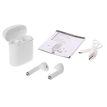Bluetooth Slušalke i7/i7MinisTWS Stereo Slušalka Bluetooth Brezžične Slušalke s Polnjenjem Stroka za Apple Xiaomi Huawei