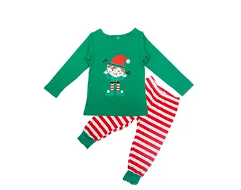 Božič družinski pogled Nastavite Družino ujemanje oblačila družino Božični pižamo 2020 STOP Elfing OKOLI Natisnjeni HomeWear dolge johns