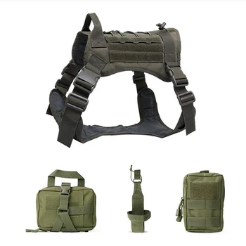 K9 Taktično Lovski Pes Telovnik Ploščo Prevoznik Oblačila Za Pse, Obremenitev Suknjič Gear Dog Usposabljanje Telovnik Molle