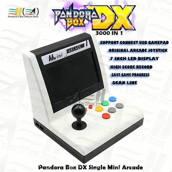 Original Pandora Polje DX Eno mini arkadna Vgrajen 3000 v 1 lahko shranite igro napredek Plug and play so 3D tekken Mortal Kombat