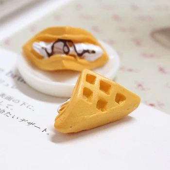 Tanduzi 20PCS Mini Smolo Simulacije Hrane Miniaturni Wa Kawaii Smolo Cream Sandwich Lutke Hrane Chrysoprase DIY