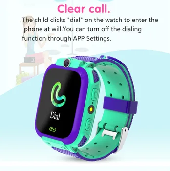 Otroci Pametno Gledati SOS Antil-izgubil Smartwatch 1.44 Palčni Sim zbrisati števce Natančno določanje Položaja Tracker Pametno Gledati Za Otroke Darila