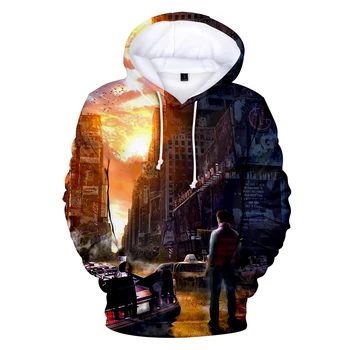 2020 Nazaj V Prihodnost Moški Puloverji Jopice 3D Kravato Barvanje Plus Velikost Prikrivanje Hoodie Bluza Z Kapturem Dolgimi Rokavi, Kapuco, 4XL