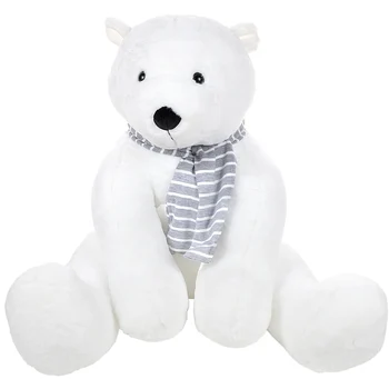 Novo veliko polarni medved plišastih igrač lutka rakun spalno blazino beli medved lutka za dekle, fant, darilo za rojstni dan deco 28 palca 70 cm DY50668