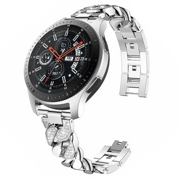 Kovinski Trak Za Samsung Galaxy Watch 46mm Watch Band Nosorogovo Zapestnica iz Nerjavečega jekla Za Samsung Prestavi S3 Klasične Meje