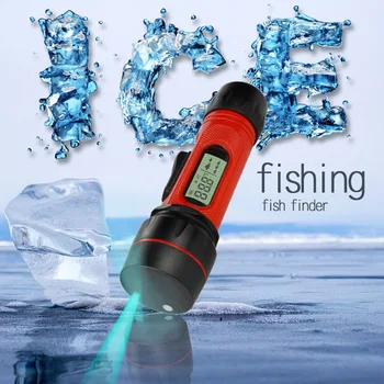 Erchang F12 Zimski Ribolov Ribe Finder Echo-c Ribolov na Ledu Sonar Digitalni Prenosni Ročaj Nepremočljiva Fishfinder