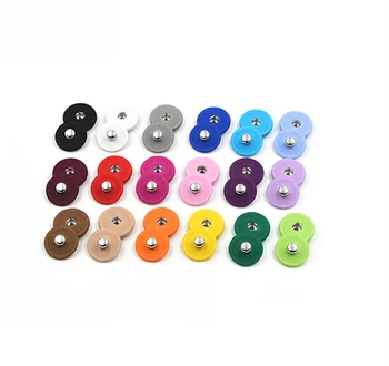 6pcs/veliko Barvo tkanine, kovinske pripni gumb sponke nevidni plašč gumb ženske gumb oblačila pulover gumb 15 mm-25 mm