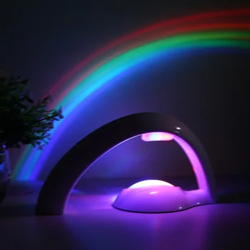 Novost LED Pisane Mavrice Noč Lahka Romantična Nebu Mavrica Projektor Lučka luminaria Doma spalnica svetlobe