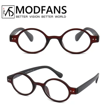 Retro Krog Obravnavi Očala Moški Ženske Bralci Eyeglass Lahek Z Spomladanski Tečaj Presbyopic Očala Dioptrije od +1.0+4.0