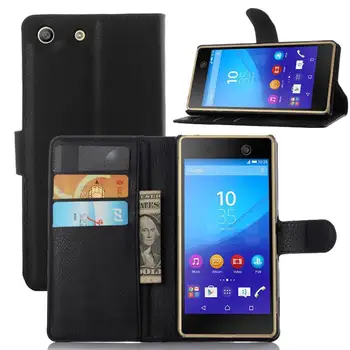 Flip Case za Sony xperia M5 M 5 Dvojno E5633 E5603 E5606 E5653 Primeru Flip Telefon Usnje Pokrovček za Sony E 5633 5603 5606 5653 Funda