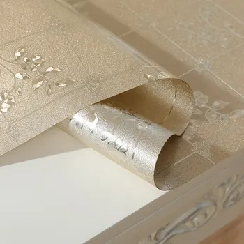 Šampanjec serije nepremočljiva in toplotna izolacija PVC prt 1,0 mm za jedilno mizo kave tabela Doma Dekoracijo