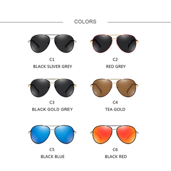 2020 Novo Polarizirana sončna Očala Klasična Očala za Sonce Premaz Objektiv Vožnje Očala Moški Letnik Aluminija Za Moške, Ženske UV400