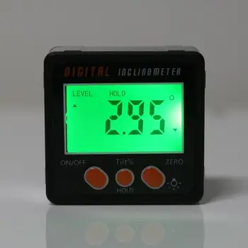 Digitalni Inclinometer Elektronski Merilnikom. Aluminij Zlitine Lupini Kpl. Polje Kota Gauge Merilnik za Merjenje orodje 37MB