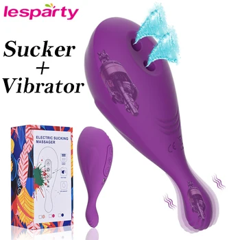 8 Hitrosti Klitoris Sesanju Vibrator za G-spot Vibracijska Vagina Dildo Kita Obliko Dvojne Sesalna Vibratorji Adult Sex Igrače Za Ženske