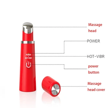 Odstranite Očesne Torbe Massager Električni Vibracijska Konstantno Temperaturo Anti Aging Odstrani Podočnjake Gubam Odstranitev Instrument
