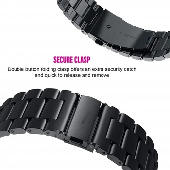 Iz nerjavečega Jekla, Trak Za Galaxy Watch Active2 40 mm 44 Razredi 20 mm 22 mm za Samsung Galaxy Watch Aktivna 2 3 41 45 mm watchband