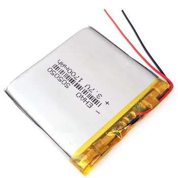3,7 V 1700mAh 505050 LiPo Litij-Polimer Baterija za Polnjenje Za PAD GPS, PSP Vedio Igra Tablični RAČUNALNIK Power Bank E-Knjiga, 5*50*50 mm