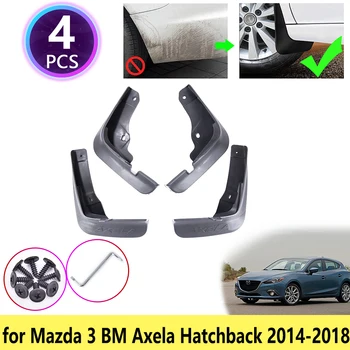 Za Mazda 3 BM Axela Hatchback 2016 2017 2018 Blatniki Mudflaps Fender Varovala Brizga Blato Zavihki Kolo, Avto, dodatna Oprema