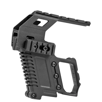 TACTIFANS ABS Glock Karabin Komplet za Revijo w/Nastavek Za G17 G18 G19 Serije Taktično Lov, Army Paintball Oprema vodnimi Topovi