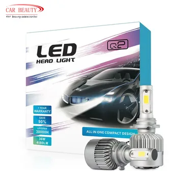 2020 NOVO H4 H7 H11 H1 H3 9005 9006 Avto LED Smerniki Žarnice 8000LM 6000k 72W Avtomobile LED Žaromet VSE-V-ENEM Avto Styling