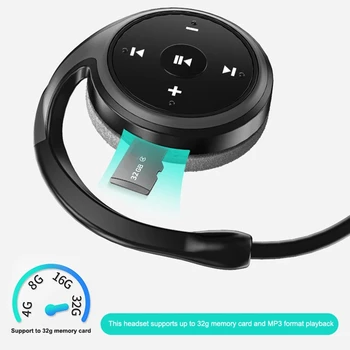 A23 Šport Bluetooth Slušalke Slušalke Brezžične Slušalke Podpira TF Kartice FM Radio Nepremočljiva BT 5.0 Slušalke z Mikrofonom
