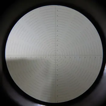 913 DIV 1MM Krog Kalibracijo Stran Okular Graticule Merjenje Stekla Koncentrična Kroga Mikrometer