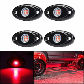 4 Stroki LED Rock Luči Komplet Nepremočljiva Underglow LED Neon Pot Ploščad Luči za Jeep Tovornjak ATV Raptor Offroad Čoln
