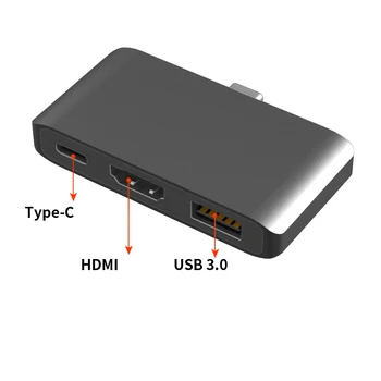 USB C SREDIŠČE Za HDMI 4K Dex Postaja Za Samsung Galaxy S8 S9 Opomba 8 9 Nintend Stikalo S PD USB 3.0 za Novi Ipad Pro Macbook Pro