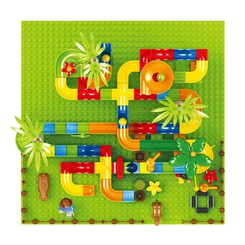 Labirint Žogo Skladbo Združljiv Z Majhnih gradnikov Igrače Za Otroke DIY Gozd Stran Skupščine Izobraževalne Igrače Za Otroke