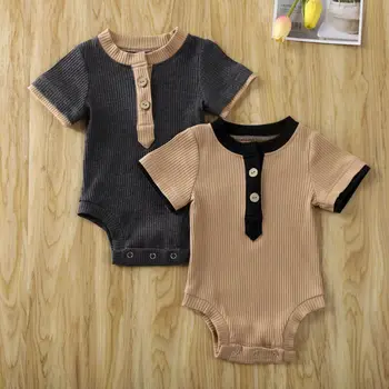 Pudcoco Baby Boy Girl Romper Bodysuit 2020 Novega Dojenčka Novorojenčka iz Enega kosa Navaden Priložnostne Jumpsuits Pižamo Poletne Obleke