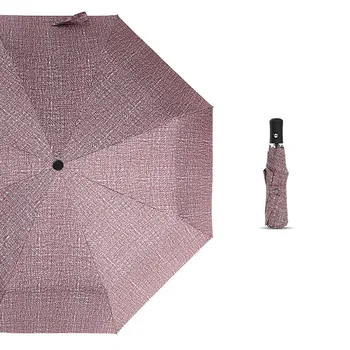 Black gum Dežnik moški ženske poslovanja krovne Popolnoma avtomatski Dežnik za zaščito pred soncem zložljivih dežju dokaz širitev veter dokaz