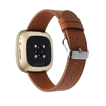 Za Fitbit Obratno 3 Band Usnjeni Trak Zamenjava Pametne Watch pribor za Fitbit Občutek band / obratno 3 correa Zapestnica razredi