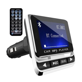 Avto MP3 Player, FM Oddajnik Bluetooth Glasbe Multi-funkcijo Strani-Brezplačno Klicanje Radio Audio Adapter z Daljinskim upravljalnikom Komplet