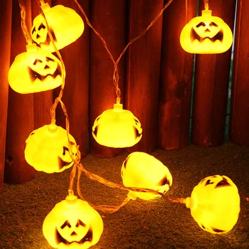 2m 5m10m Nepremočljiva Halloween Dekoracijo za Dom LED Bučna Niz Luči Lučka Stranka Ornament Dogodek Noč Čarovnic Dekor