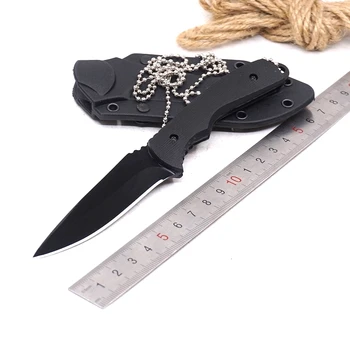 Fiksno Rezilo Lovski Nož Žep Taktično Preživetje Noži Majhne Naravnost Nož za Kampiranje na Prostem Reševanje EOS Orodja