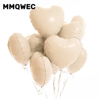 MMQWEC 18 inch 100 kozarcev Ljubezen svate Folija Baloni Srce Helij Zraka Kroglice Poročni baloni za Rojstni dan Valentines Stranka Dekor