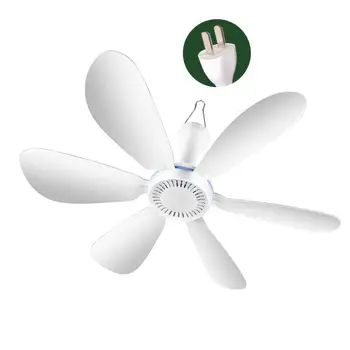 Prihranek energije Hladilni Ventilator AC 220V 20W 6 Listi za 16,5 palčni Tiho Gospodinjski Dormitorij Posteljo Visi Fan NA IZKLOP, Stropni Ventilator