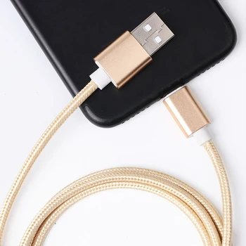 2pcs Micro USB Tip-C Kabel Zlato Kabli Za Samsung Galaxy za Huawei xiaomi Mobilni Telefon Polnilnik Dolg Kabel