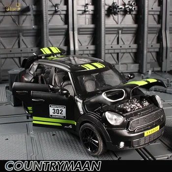 1:32 Igrača Avto Mini Countryman Diecast Zlitine Kovin Modela Avtomobila za MINI Coopers Model Potegnite Nazaj, Avto Igrače Miniature Vozil Obsega
