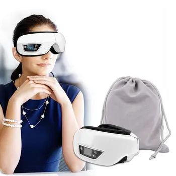 Bluetooth Brezžično Polnjenje Oči Massager Pressotherapy za Oči Vizualno Zaščito Pralni Vibracije Ogrevanje Zračnega Tlaka